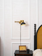 Swing Arm Wall Lamp, Plug In, Adjustable 360 Arm, E27 Socket