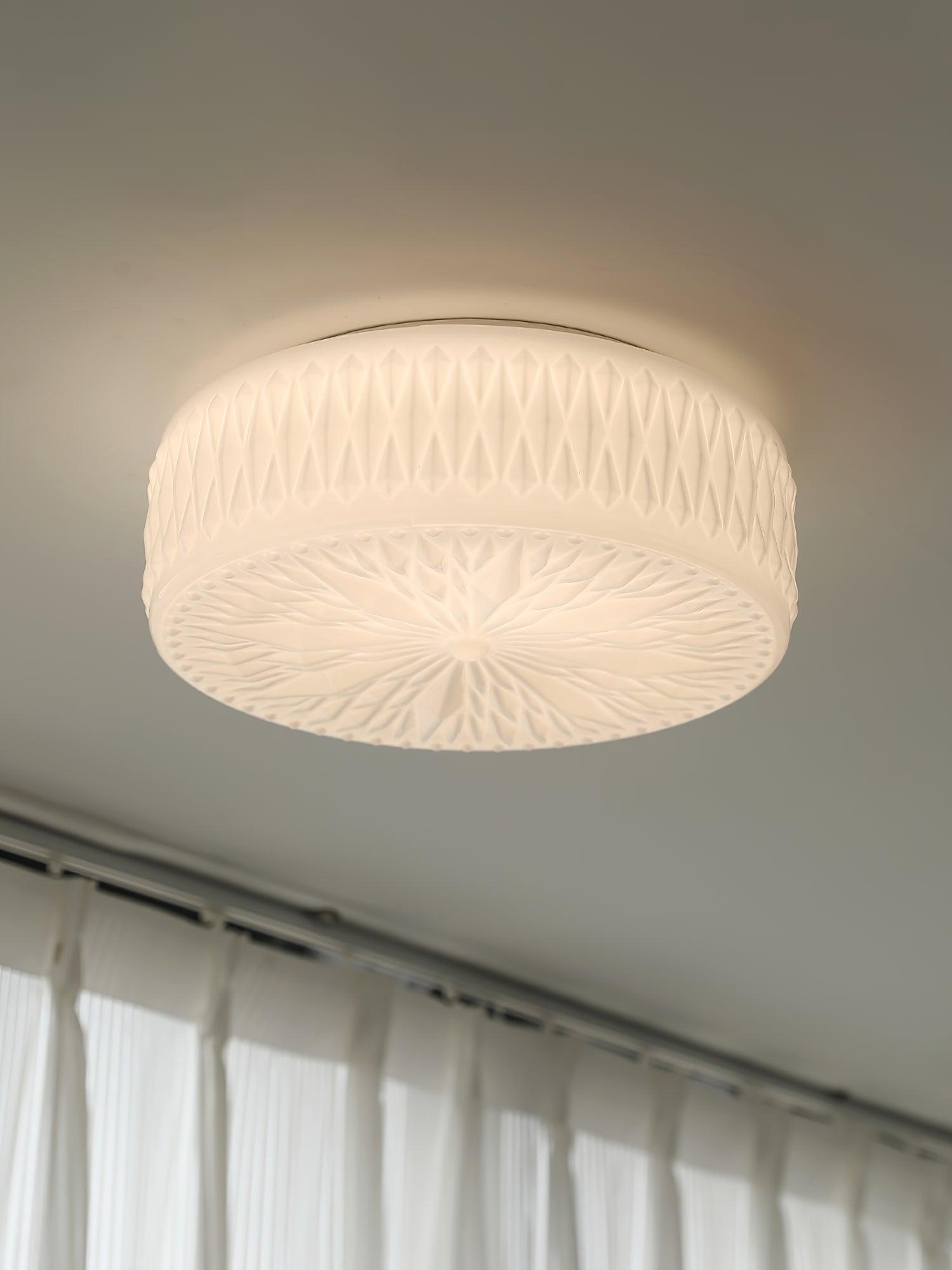 Adler ceiling light spreading even light in a hallway