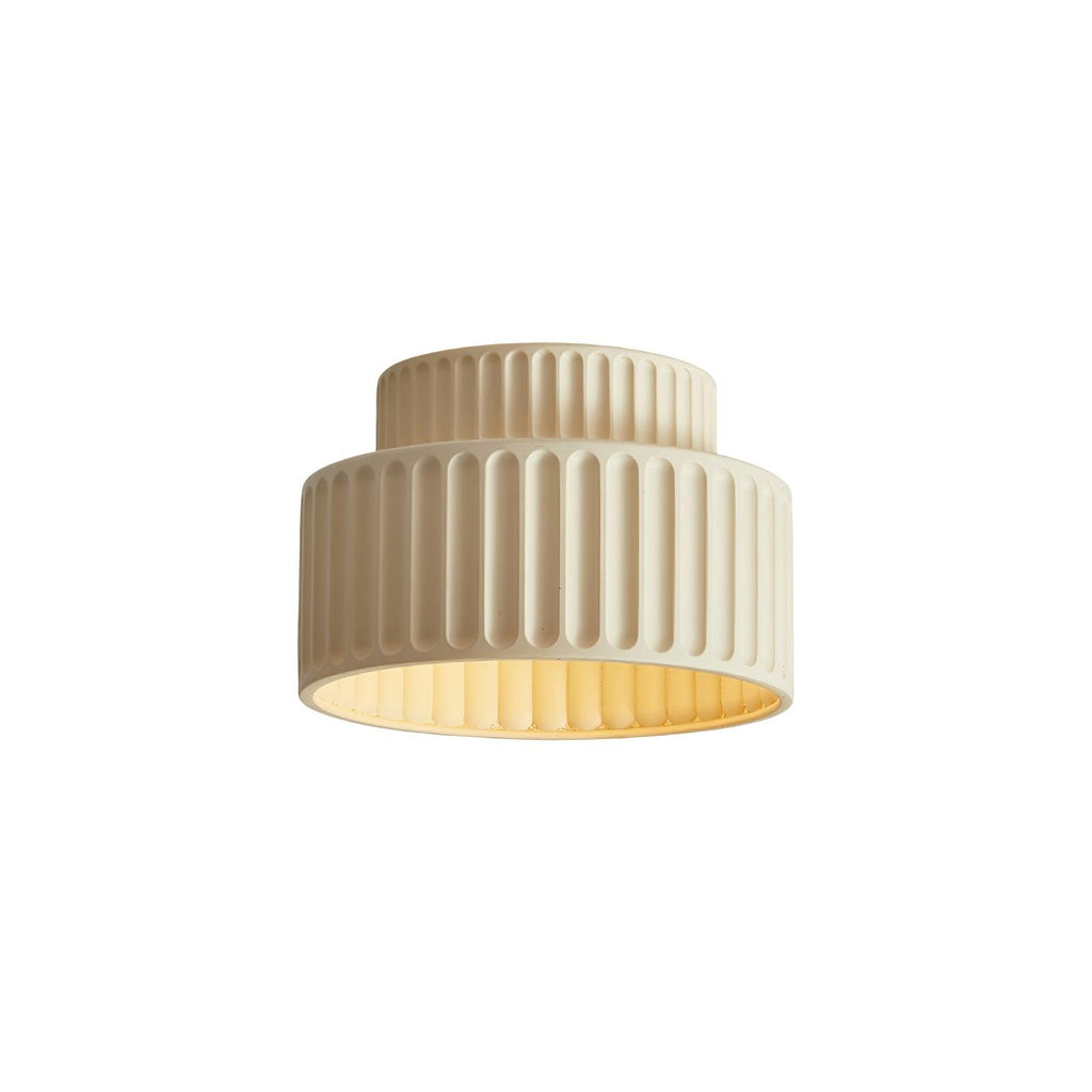 Loftlampe, Kami Plisseret Harpiks Skærm, E27, Til Loft- eller Vægmontering