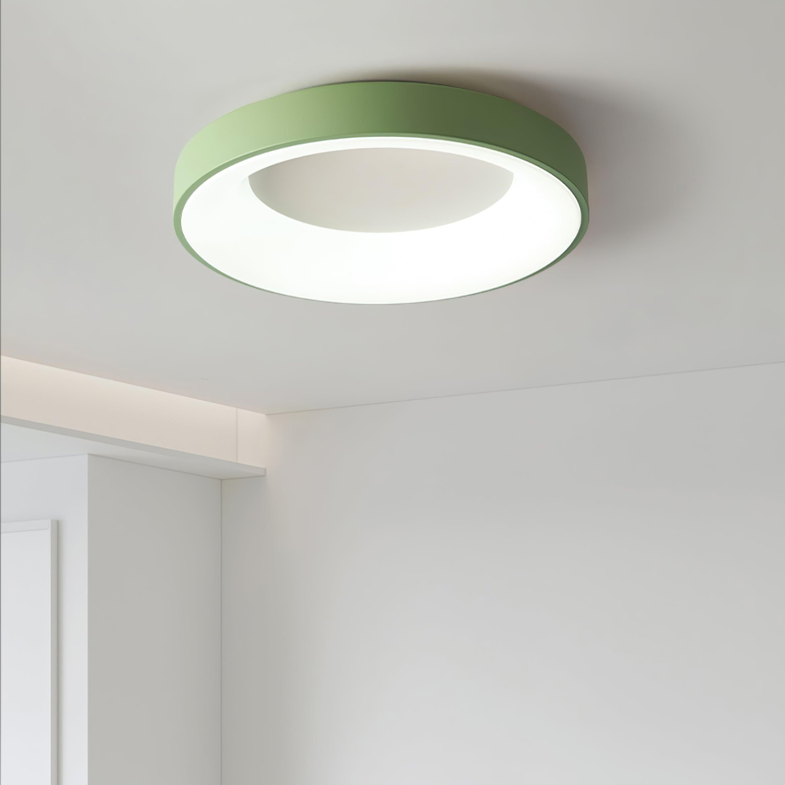 Slim ceiling light with even acrylic diffuser glow overhead
