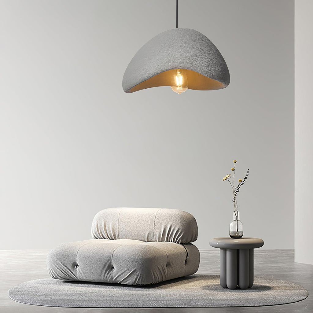 Selene Halia pendant light moon-inspired shade in a styled room