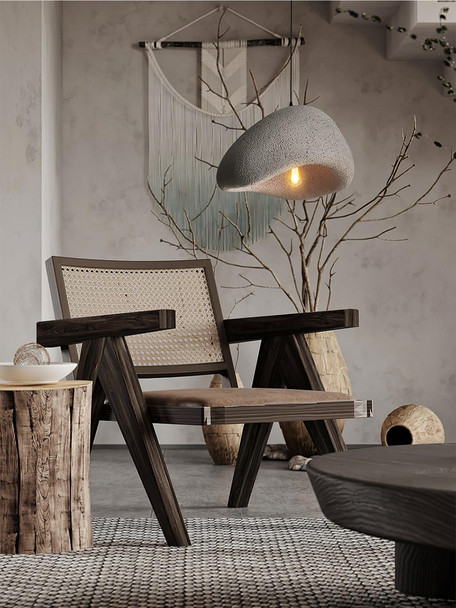 Selene Halia pendant light trio of domes above an island