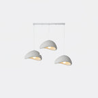 Selene Halia pendant light grey dome with a soft lunar glow