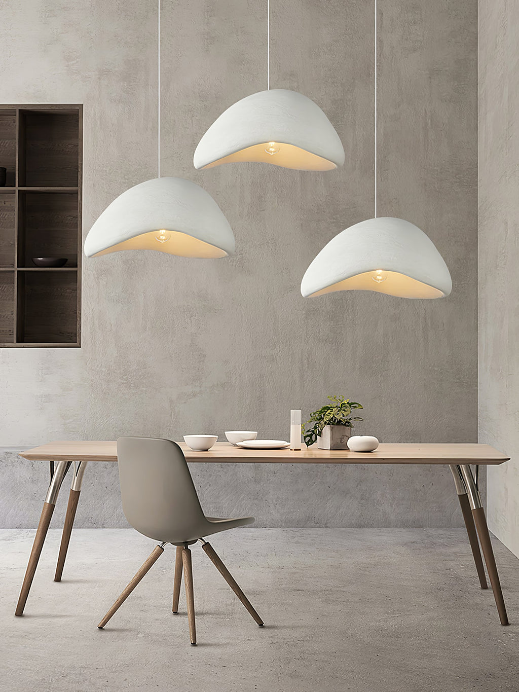 Selene Halia pendant light dome form against a neutral backdrop