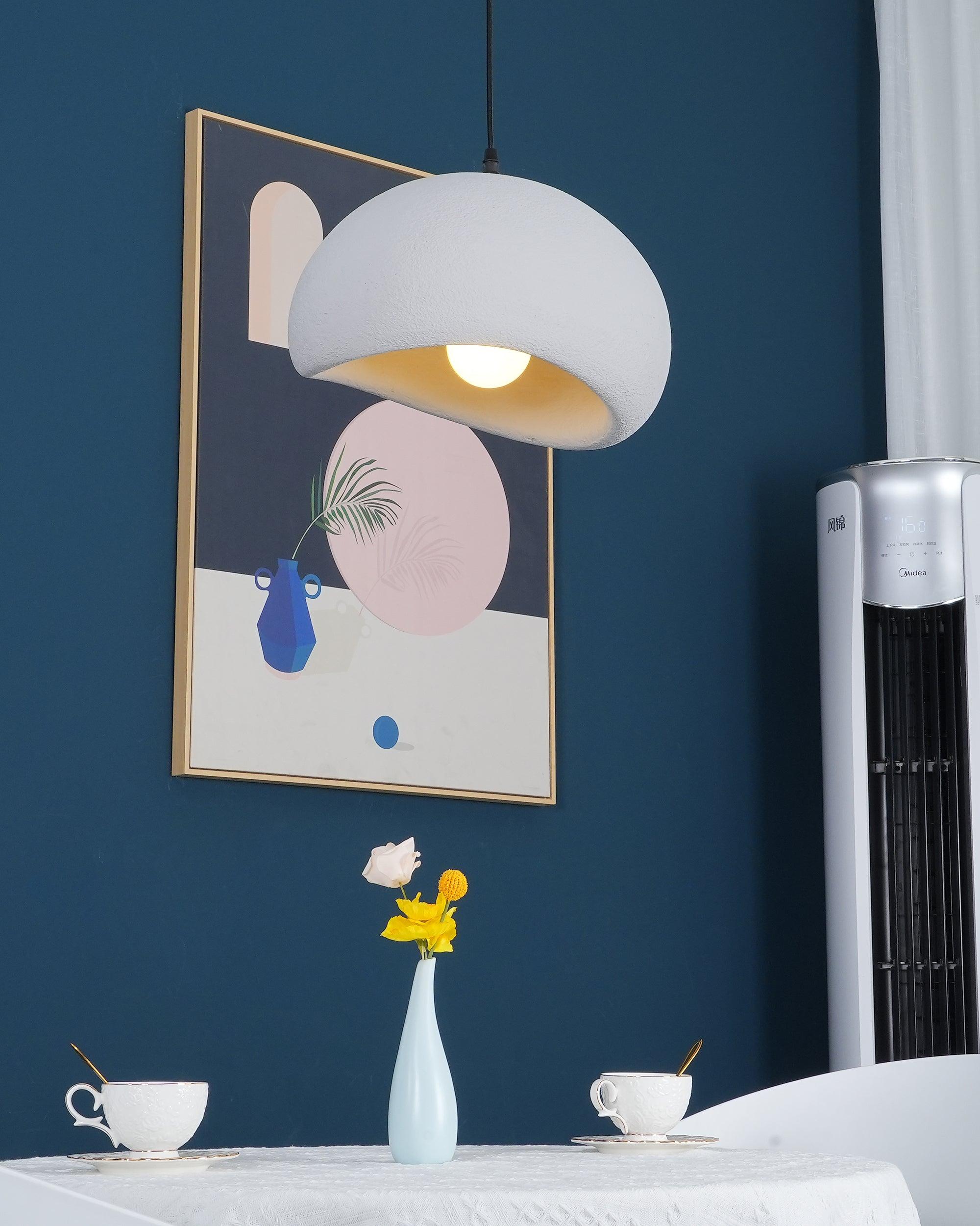Pendant Light, Nubia Cloud Sphere, Polystyrene Shade, E26 LED