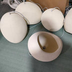 Pendant Light, Nubia Cloud Sphere, Polystyrene Shade, E26 LED