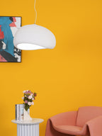 Pendant Light, Nubia Cloud Sphere, Polystyrene Shade, E26 LED
