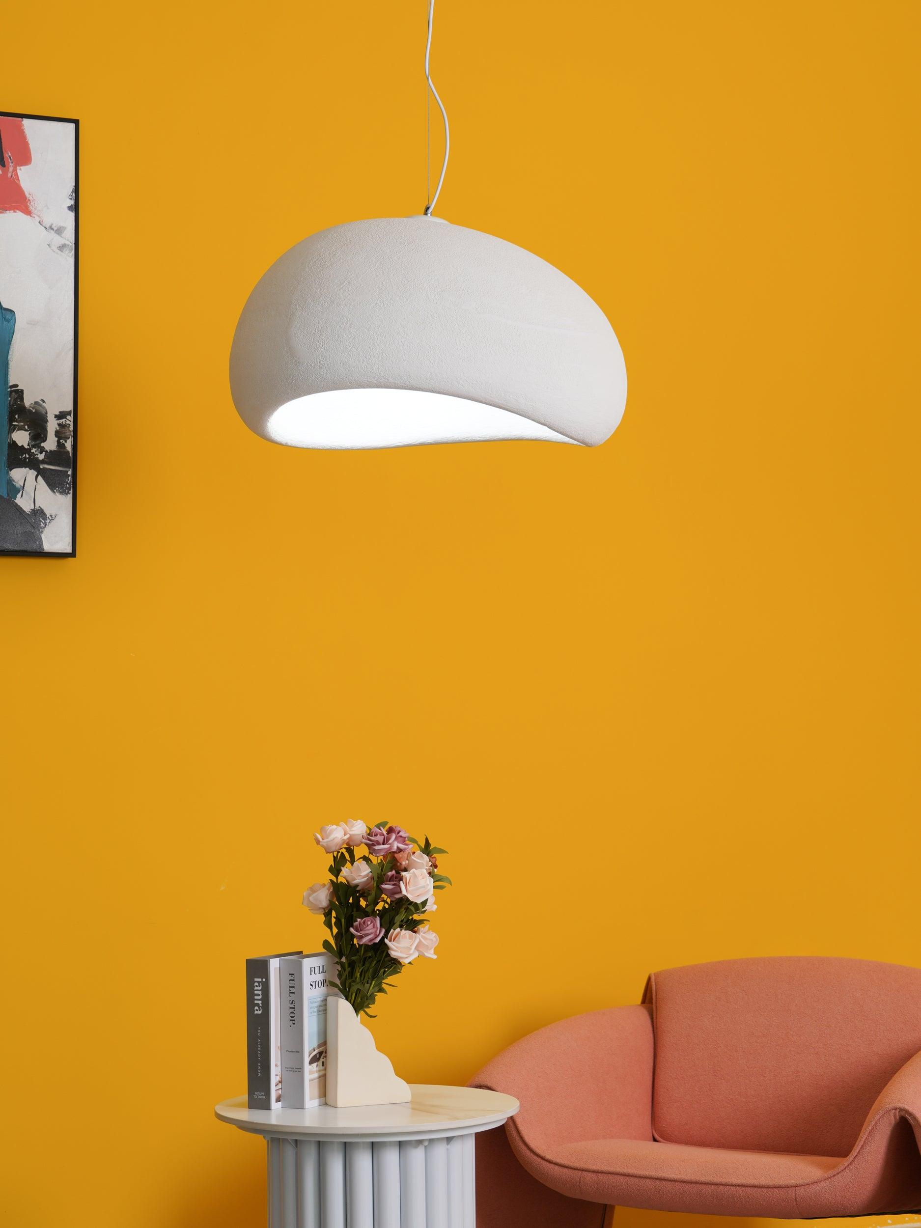 Pendant Light, Nubia Cloud Sphere, Polystyrene Shade, E26 LED