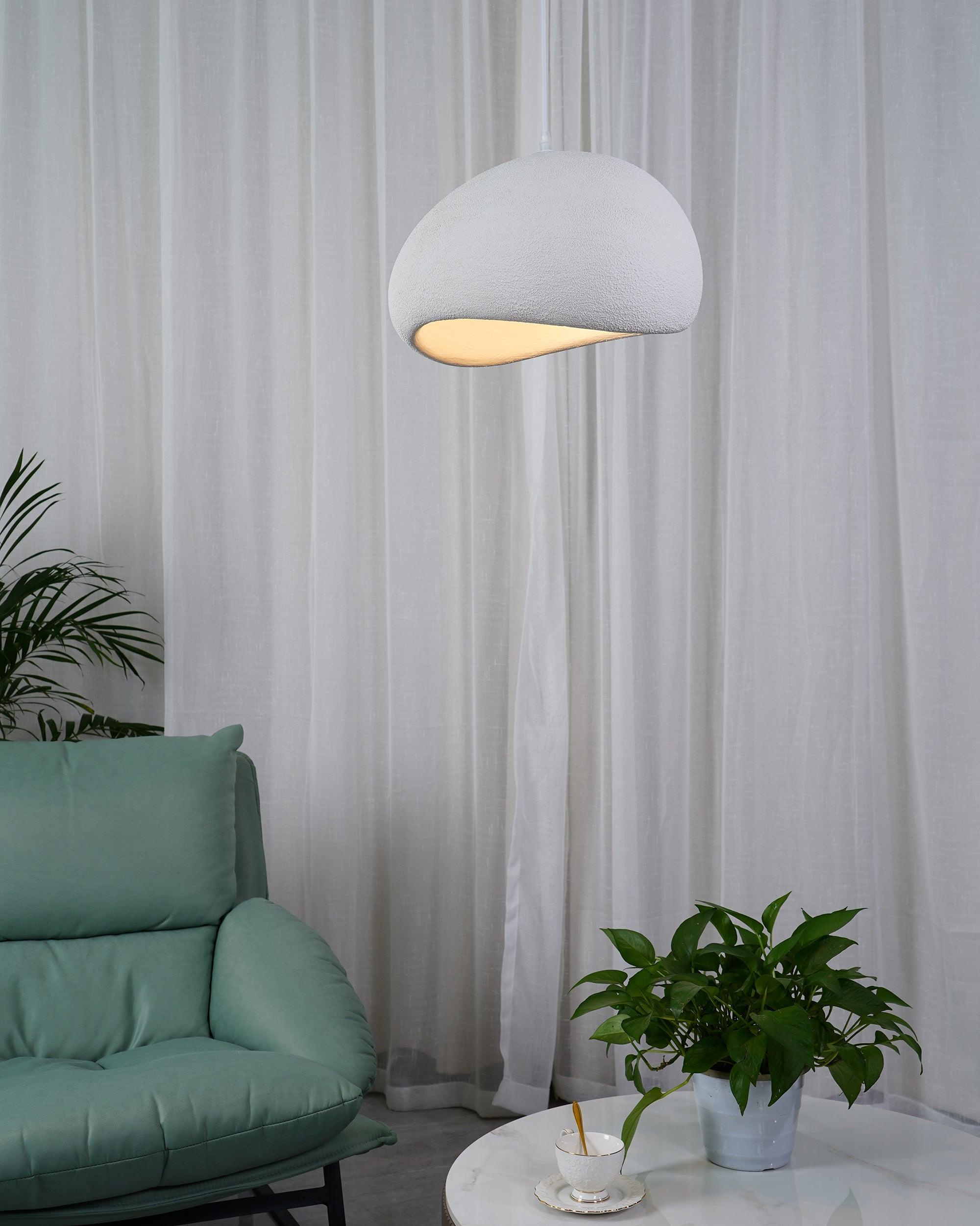 Pendant Light, Nubia Cloud Sphere, Polystyrene Shade, E26 LED