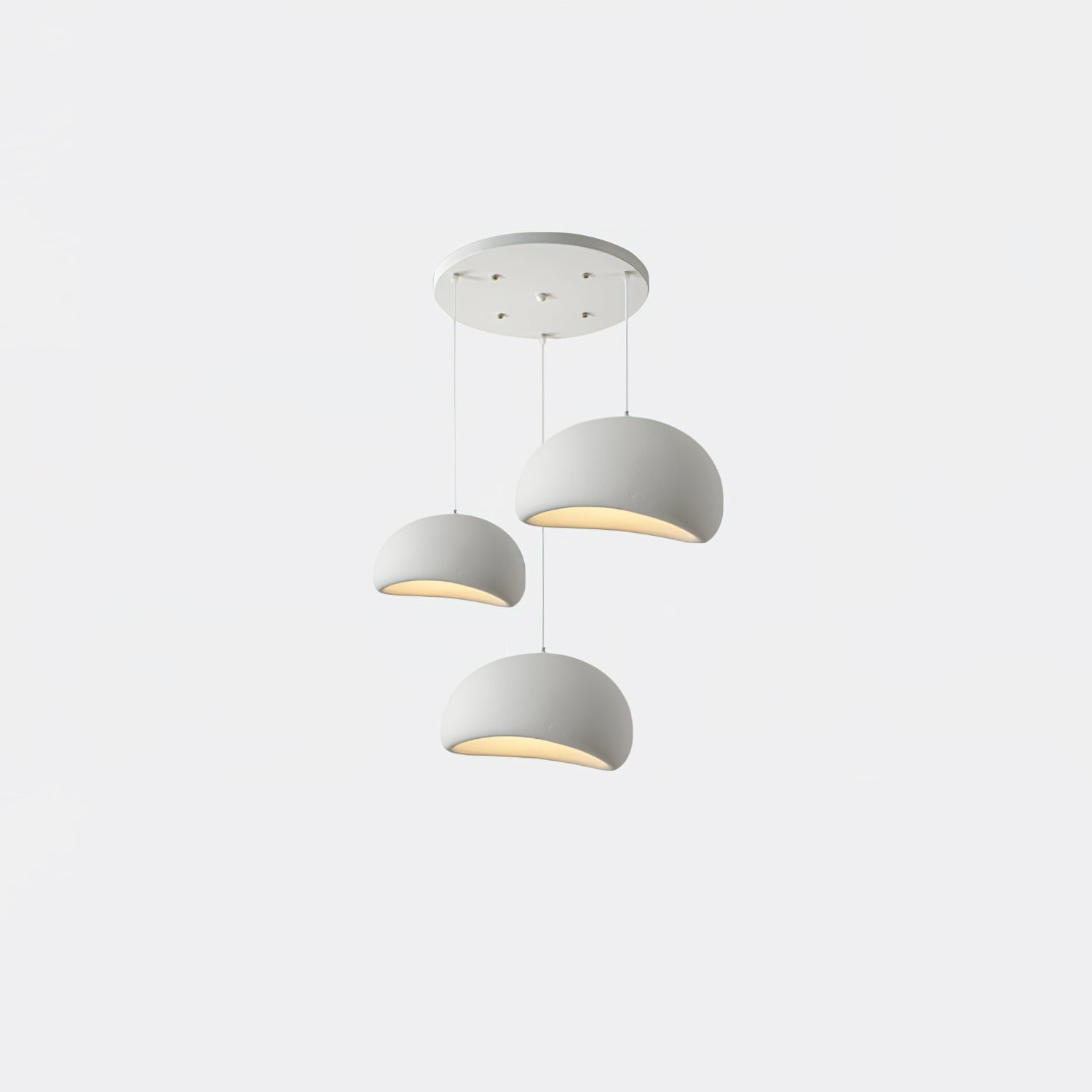Pendant Light, Nubia Cloud Sphere, Polystyrene Shade, E26 LED