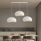 Wabi-sabi organic chandelier combination over a large room