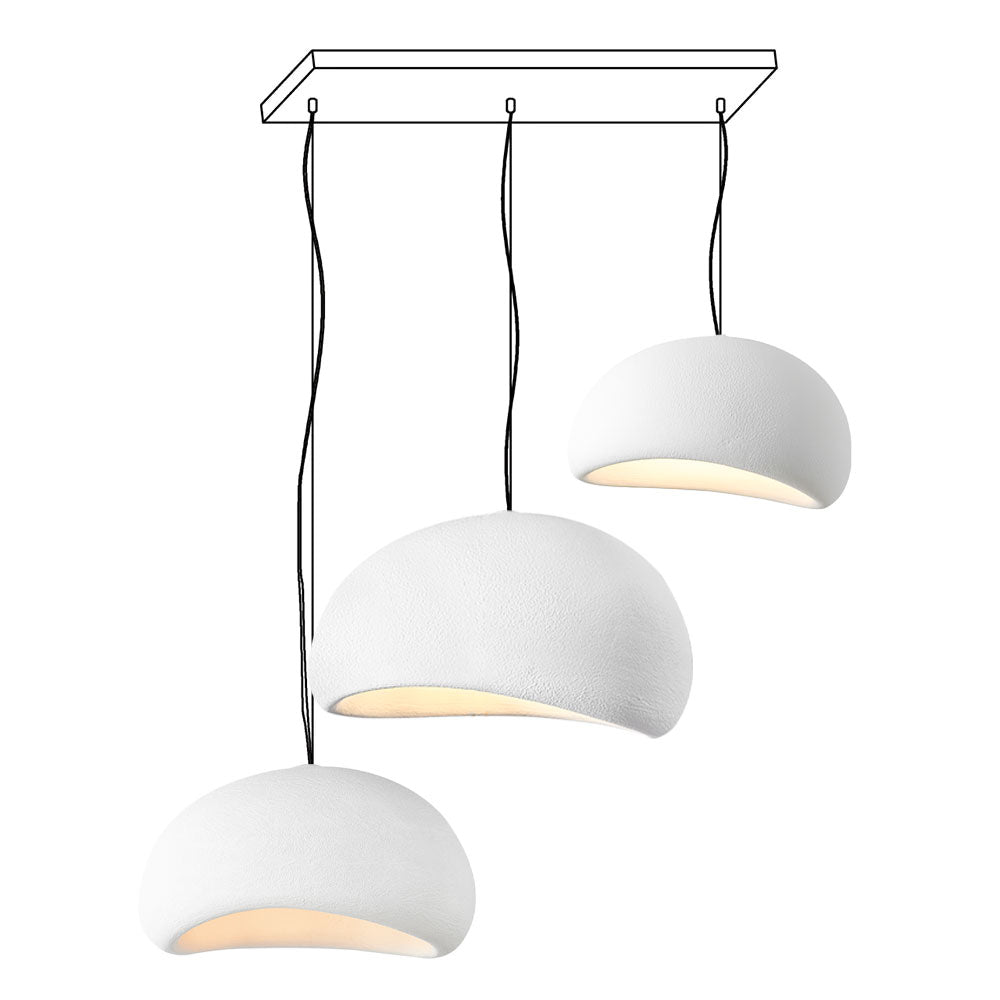 Wabi-Sabi Organic Chandelier - Sculptural Statement Light