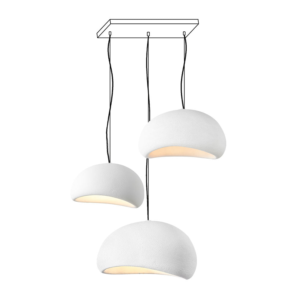 Wabi-Sabi Organic Chandelier - Sculptural Statement Light