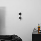 Wall Lamp, Kinetic Shadow Chrome Sculpture, Integrated LED, Dimmable