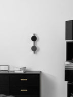 Wall Lamp, Kinetic Shadow Chrome Sculpture, Integrated LED, Dimmable