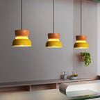 Suspension, silhouette en dôme avec finition zinc bicolore, 12 pouces