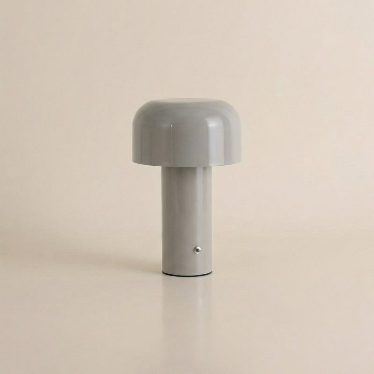 Candeeiro de Secretária com Cúpula em Forma de Cogumelo, Regulável ao Toque, Luz LED, Base de Metal de 12 Polegadas