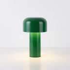 Candeeiro de Secretária com Cúpula em Forma de Cogumelo, Regulável ao Toque, Luz LED, Base de Metal de 12 Polegadas
