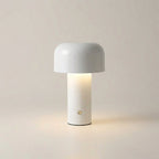 Candeeiro de Secretária com Cúpula em Forma de Cogumelo, Regulável ao Toque, Luz LED, Base de Metal de 12 Polegadas