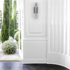 Alabaster Marble Wall Sconce, Iron-Framed LED Accent Light, Nordic Style