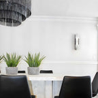 Alabaster Marble Wall Sconce, Iron-Framed LED Accent Light, Nordic Style