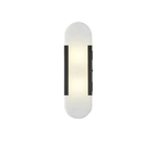 Alabaster Marble Wall Sconce, Iron-Framed LED Accent Light, Nordic Style
