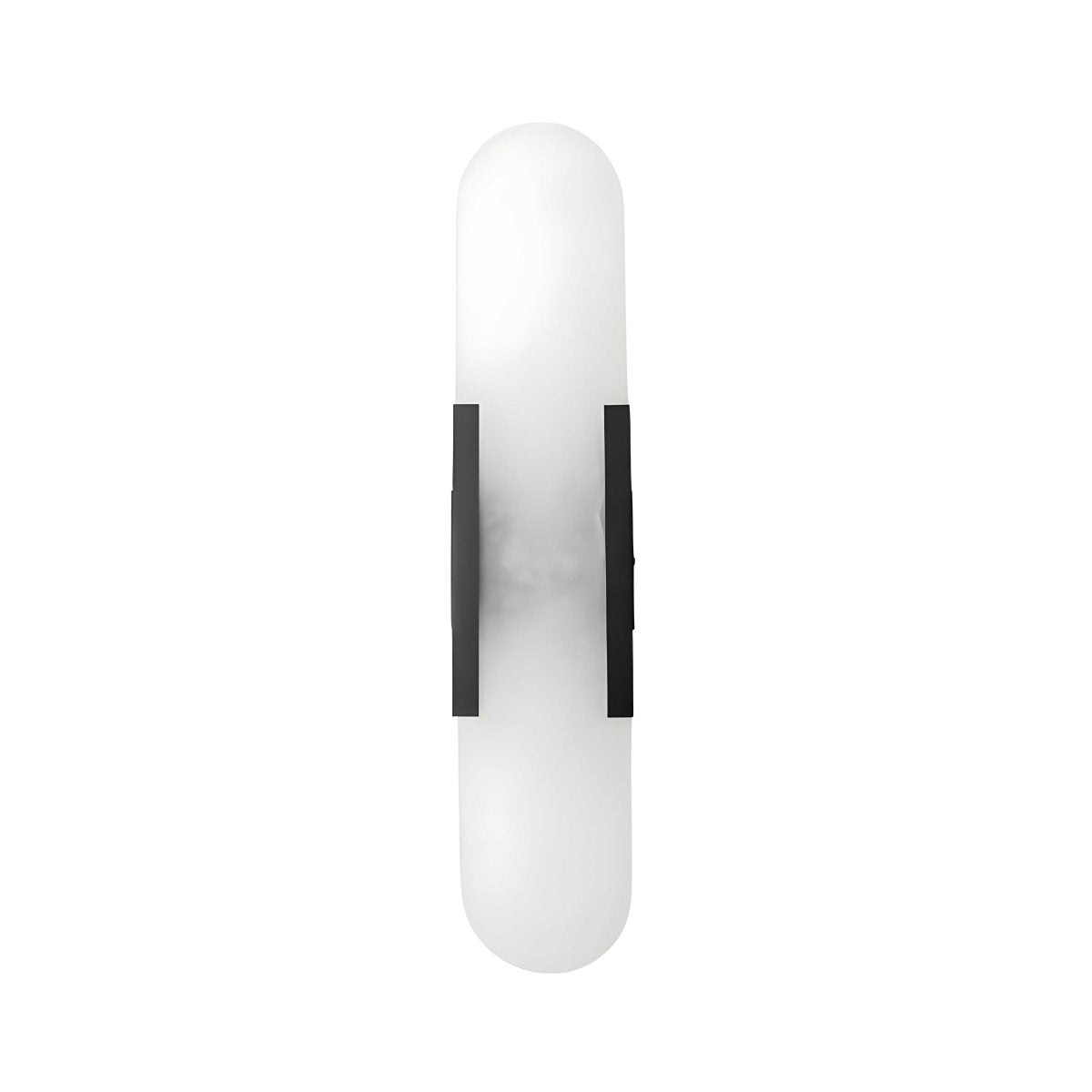 Alabaster Marble Wall Sconce, Iron-Framed LED Accent Light, Nordic Style