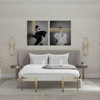 Alabaster Marble Wall Sconce, Iron-Framed LED Accent Light, Nordic Style