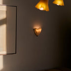 Stained Glass Wall Sconce, French Art Deco Style LED Light