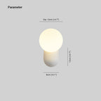 Clérachic Resin Glass Wall Sconce for Bedroom — gallery 06, LX032.