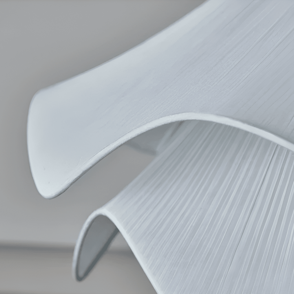 Taklampe med stoffskjerm, varm LED-omgivelsesbelysning for soverom
