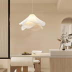 Taklampe med stoffskjerm, varm LED-omgivelsesbelysning for soverom