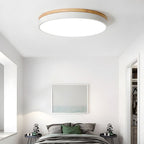 Round LED Ceiling Light, 12-Inch Layered Frame With Circular Diffuser