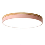 Round LED Ceiling Light, 12-Inch Layered Frame With Circular Diffuser