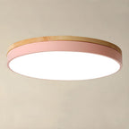 Round LED Ceiling Light, 12-Inch Layered Frame With Circular Diffuser