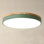 Round LED Ceiling Light, 12-Inch Layered Frame With Circular Diffuser