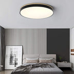 Round LED Ceiling Light, 12-Inch Layered Frame With Circular Diffuser
