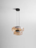 Levels Series Pendant Light, Mouth-Blown Glass LED