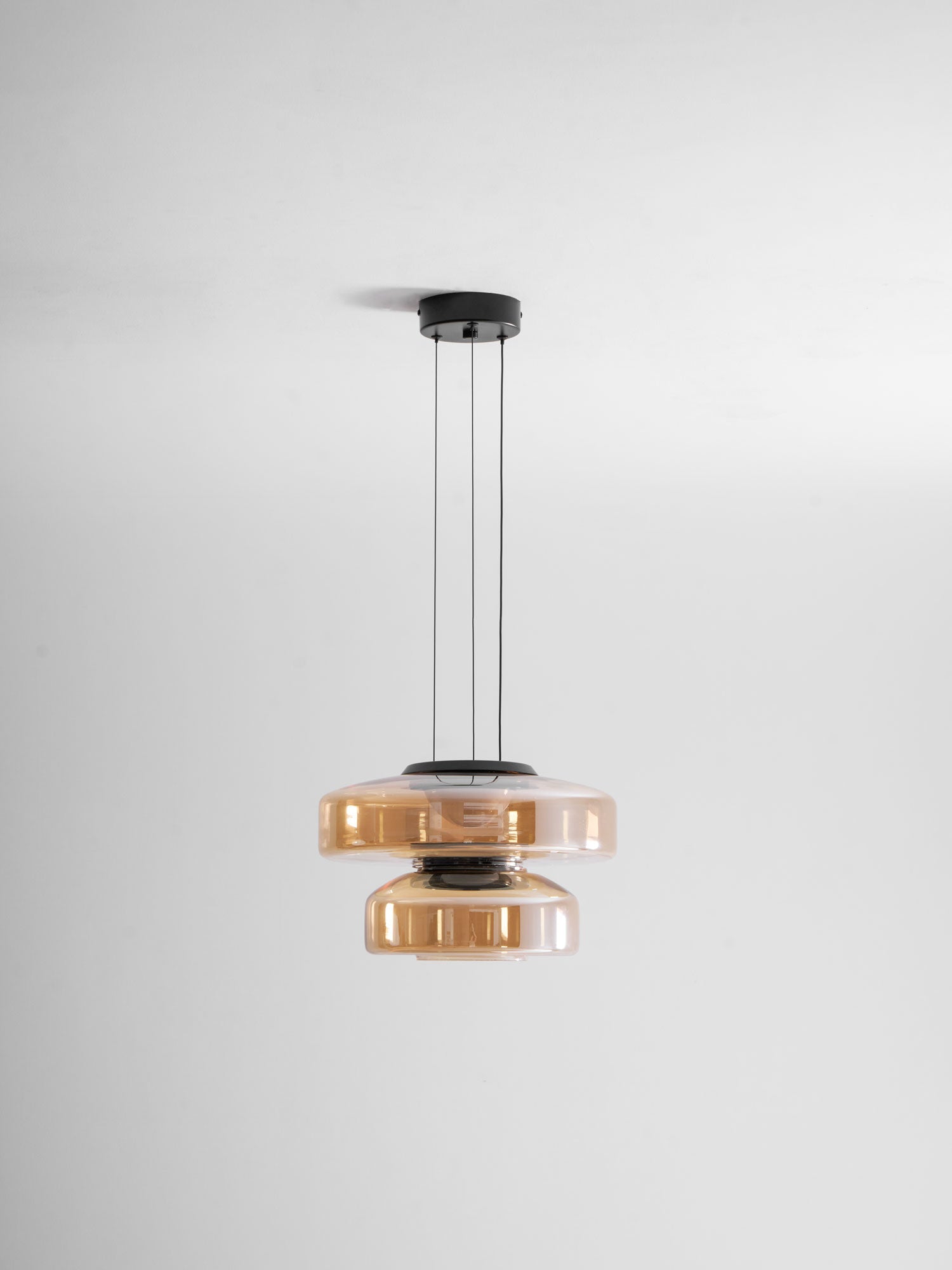 Levels Series Pendant Light, Mouth-Blown Glass LED