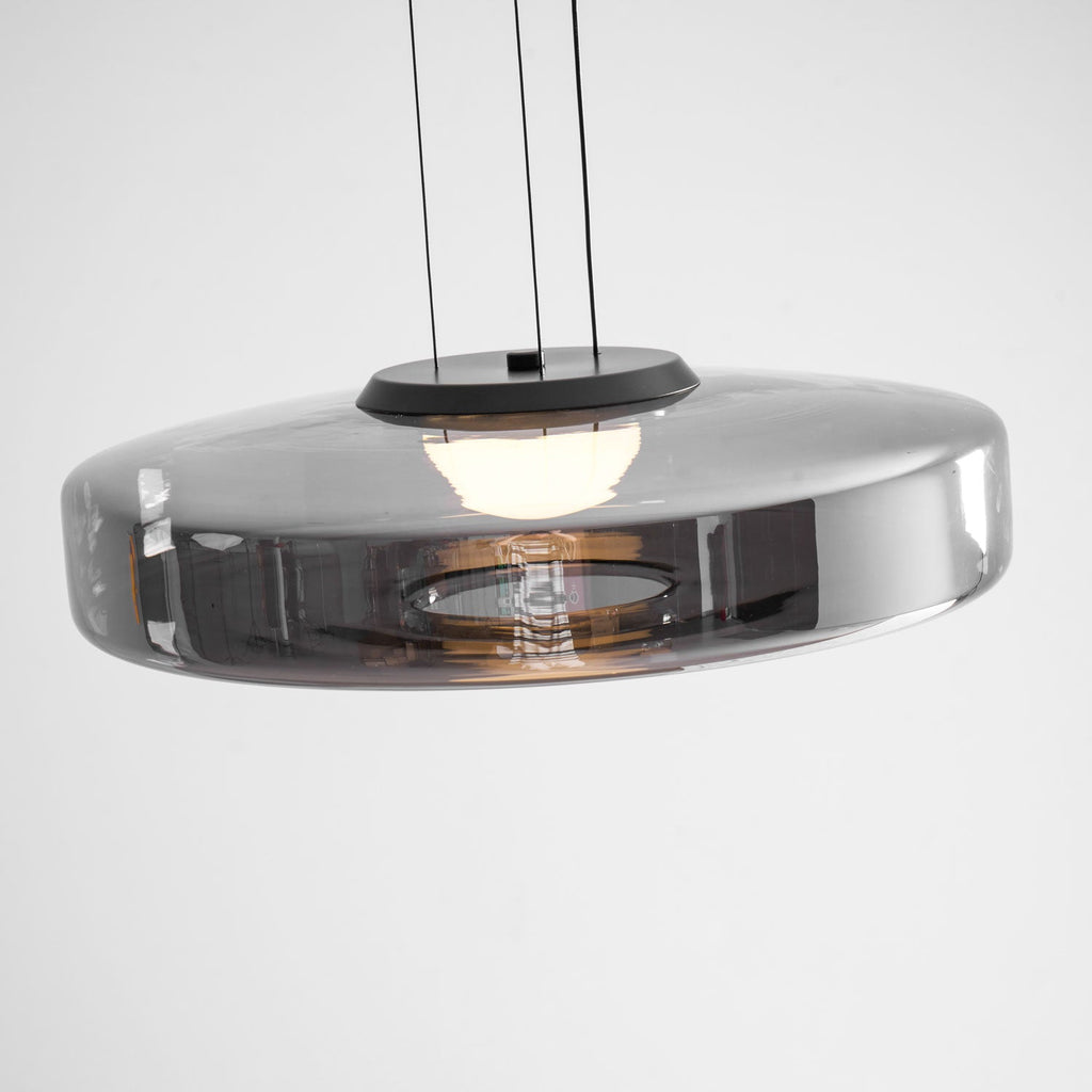 Levels Series Pendant Light, Mouth-Blown Glass LED
