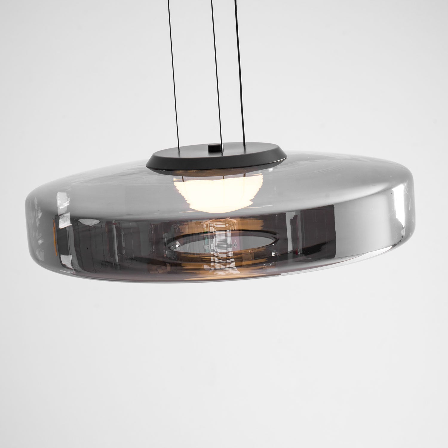 Levels Series Pendant Light, Mouth-Blown Glass LED