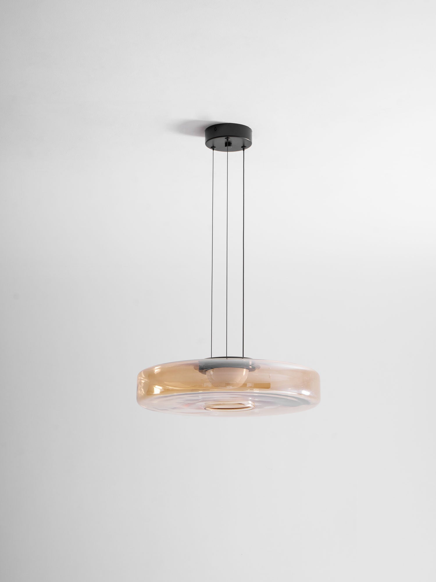 Levels Series Pendant Light, Mouth-Blown Glass LED