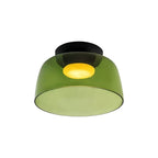 Indbygningsloftlampe, lagdelt tonet glas, integreret LED