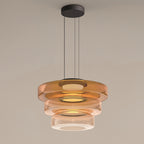 Levels Series Pendant Light, Mouth-Blown Glass LED