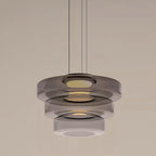 Levels Series Pendant Light, Mouth-Blown Glass LED