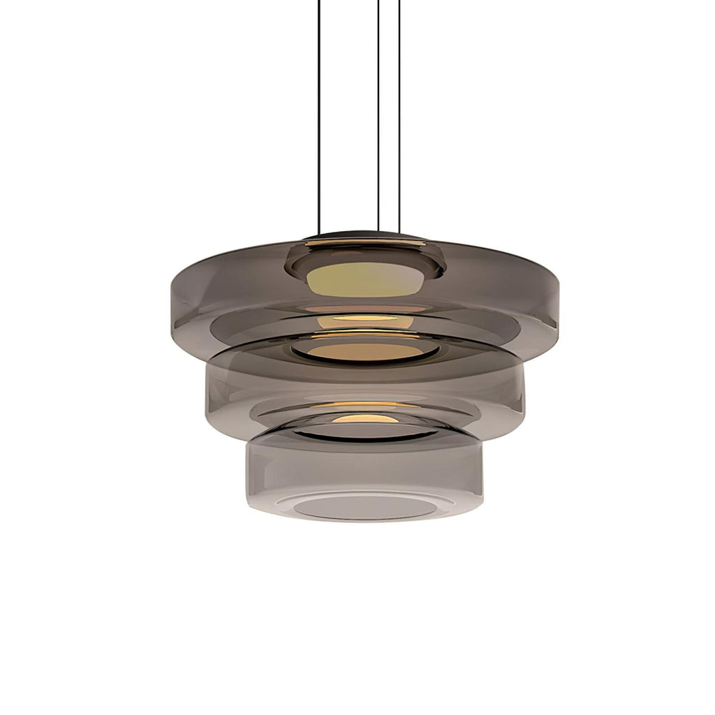 Levels Series Pendant Light, Mouth-Blown Glass LED