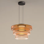 Levels Series Pendant Light, Mouth-Blown Glass LED