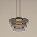 Levels Series Pendant Light, Mouth-Blown Glass LED