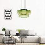 Levels Series Pendant Light, Mouth-Blown Glass LED