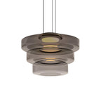 Levels Series Pendant Light, Mouth-Blown Glass LED